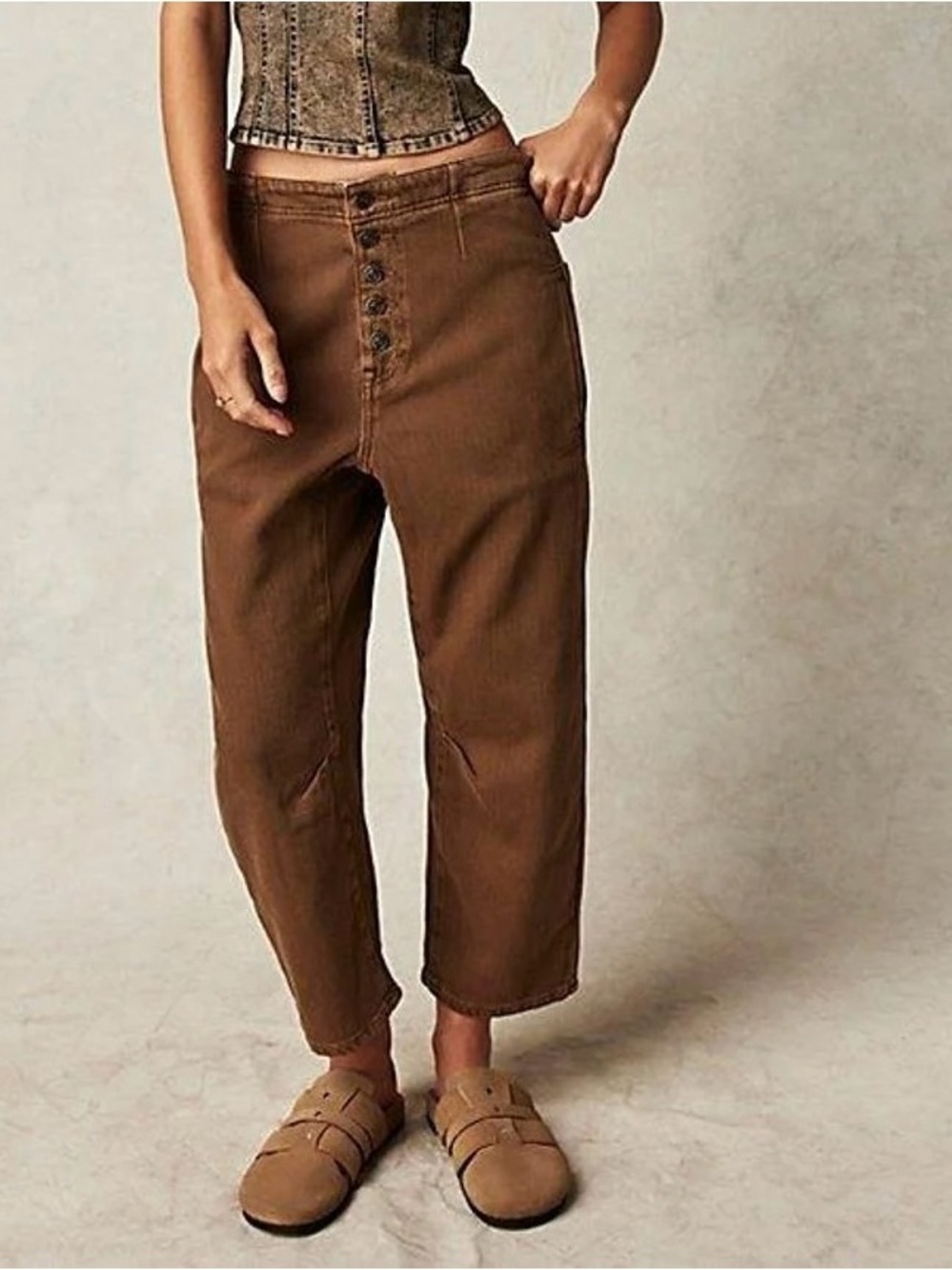 FP WE THE FREE Osaka Relaxed Jeans, Size 28